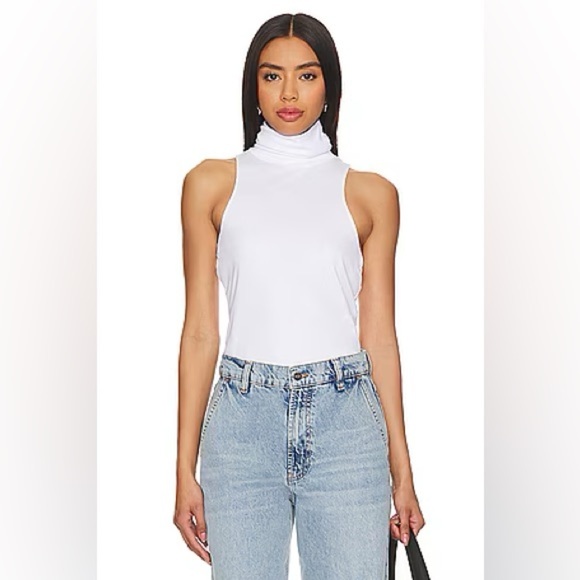 Anime Bing Jenni white turtle neck top size XS - Picture 2 of 10